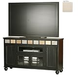 Eagle Industries 62562SDSW 62 in. Tall Entertainment Console - Soft White