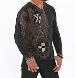 Doctrine Apparel Long Sleeve Slayer Eagle Crest V Neck