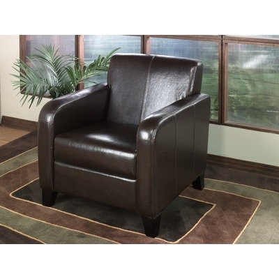 Brown Armen Living Tatyana Leather Club Chair