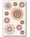 Geo Pod Self-Adhesive Wall Appliqué Set