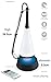 LUOYIMAN® Touch Sensor LED Table Lamp with Mini Speaker Table Pendant Lamp/light Triangle and Conical Design LED Eyes-care Light Loudspeaker for MP3 Phone and Adjustable Lightness(Black)