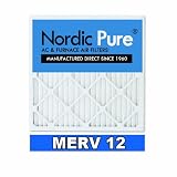 Buy Nordic Pure 20x25x4 AC Furnace Air Filter MERV 12, Box of 1 by Nordic