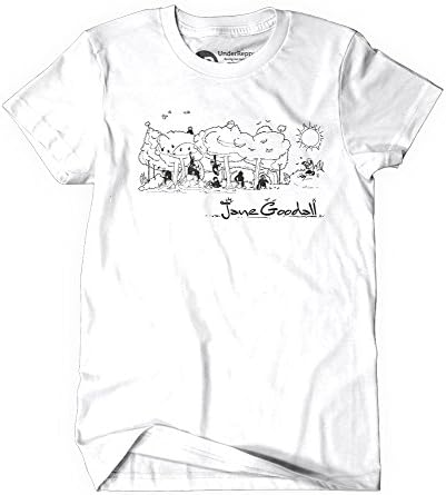 Jane Goodall "Observer" Crew Neck T-shirt By Underrepped