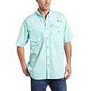 Columbia Men's Bonehead Short Sleeve Fishing Shirt (Gulf Stream, XX-Large)