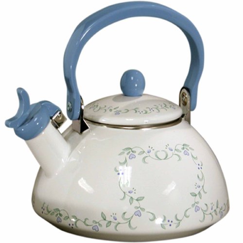 "Corelle Coordinates 2-1/5-Quart Whistling Teakettle, Country Cottage"