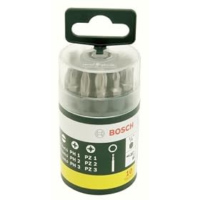 Bosch 10 Piece Screwdriver Set