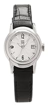 ESQ by Movado Women's Quest Black Crocodile Leather Watch #07100909