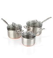 3 Piece Autograph Stainless Steel Saucepan Set
