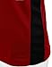 Xpril Men's 2 Tone Pattern Coolmax Fabric Short Sleeve Polo T-Shirt