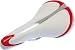 Serfas Carma Bicycle Saddle (White/Red)