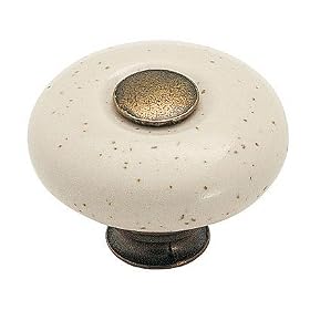 Amerock BP878-OM Allison Value Hardware 1-1/4" Round Knob, Oatmeal [Misc.]