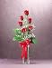 Satin Rose Valentine Flower Bouquet
