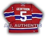 BOOM BOOM GEOFFRION Montreal Canadiens SIGNED JERSEY