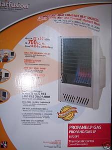 Indoor Portable Propane Heaters Comfort Glow Solar Fusion Vent
