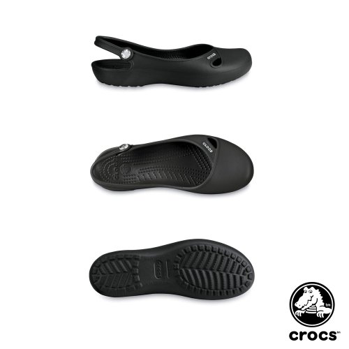 Crocs Olivia Womens Sling Back Flat Shoes
