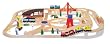Melissa & Doug Wooden Railway Set