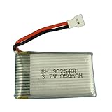 【ノーブランド品】3.7V電圧850mAhの容量帯ソケットのリチウム電池902540