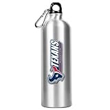 Houston Texans NFL 34oz Silver Aluminum Water Bottle
