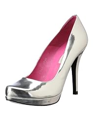 Buffalo London 9669-177 BL MIRROR SILVER 116000 Damen Pumps