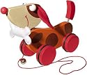 Pull Along Dog Red
