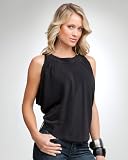 Open Back Silk Top BLACK (XS) 416fo2 AlTL. SL160 Open Back Silk Top BLACK (XS)
