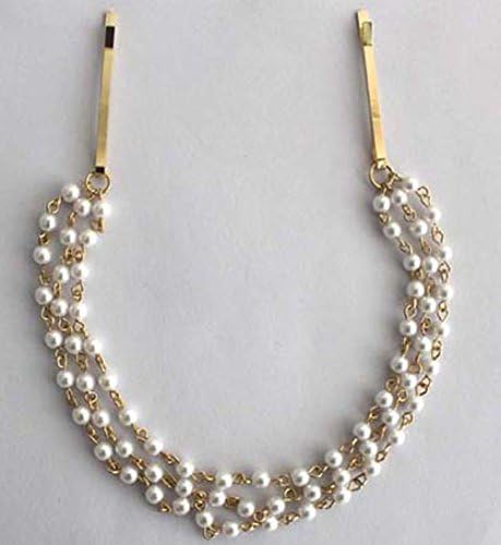 Popular Trendy Women Delicate Multilayer Pearls Tassel Hair Hairpin Clip Hair Accessories