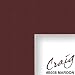 20×30 Matting for Picture Frame Cut Mat Board Maroon Cream Core (B038MAT)