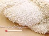 １／２モヘアループ（生成）　輪の大きな上質のモヘアループが存在感を引き立てます