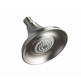 Kohler K-10240-BN Forte 1.75 GPM Showerhead, Vibrant Brushed Nickel