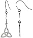 Small Surgical Steel Trinity Dangle Earrings
