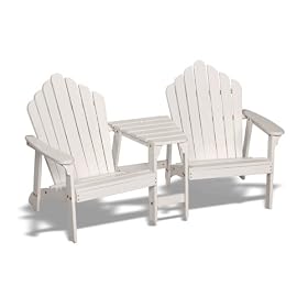 Jack Post Jennings JN-35W Adirondack Tete-A-Tete Painted White by
