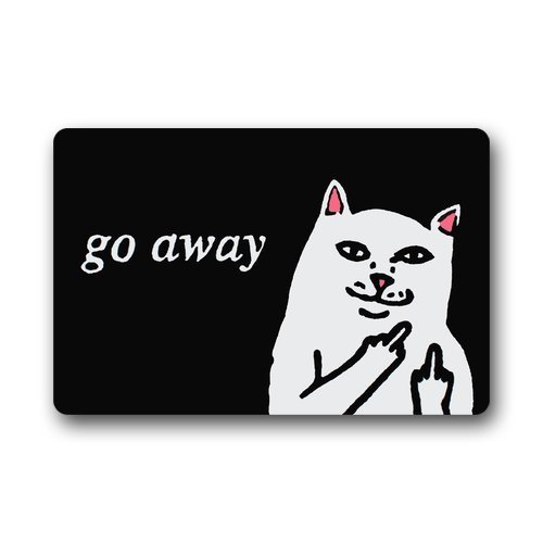 Cool Design Funny Go Away Doormat(23.6-Inch By 15.7-Inch)