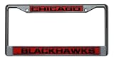 NHL Chicago Blackhawks Laser Chrome Frame