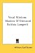 Vocal Wisdom: Maxims Of Giovanni Battista Lamperti