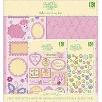 K Co. Sweet Pea Scrapbook Kit - Girl (12")
