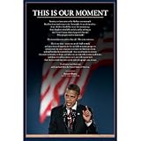 Barack Obama (This Is Our Moment) Art Poster Print