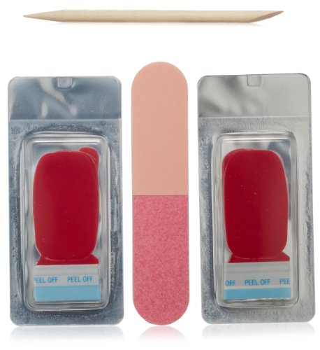 Sally Hansen Salon Insta Gel Strips, Red My Lips, 16 Polish Strips