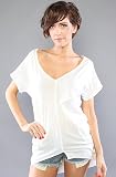 416fzFdEjyL. SL160  Hurley The Whiskers Tee in Stonewash,Tops (S/S) for Women