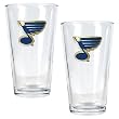 St. Louis Blues NHL 2pc Pint Ale Glass Set - Primary Logo by Great American Products