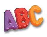 Set of 48 Upper Case Magnetic Letters