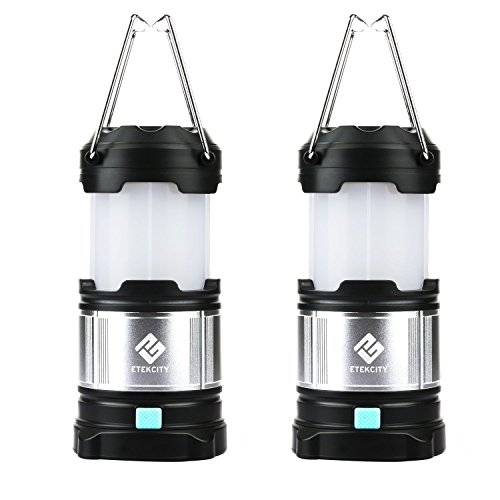 Etekcity 2 pack portable rechargeable led camping lantern, 4400ma…