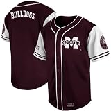 NCAA Mississippi State Bulldogs Youth Rally Baseball Jersey - Maroon (Large)
