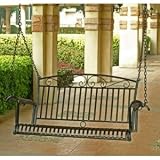 Tropico 4-ft. Wrought Iron Porch Swing