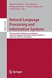 Natural language processing and information systems : 18th International Conference on Applications of Natural Language to Information Systems, NLDB 2013, Salford, UK, June 19-21, 2013 : proceedings