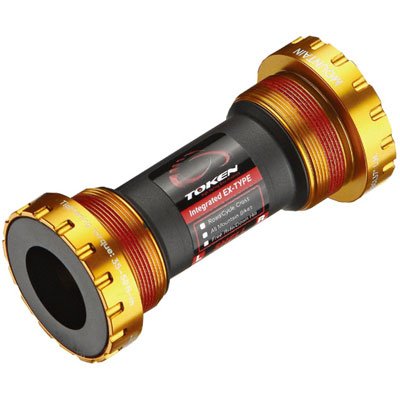 トーケン TK877EX EXタイプ ロード用 ボトムブラケット ゴールド/70mm