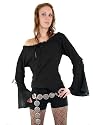 Mittelalter Bluse Marketenderin Magd Gothic Gr. S-M Schwarz 4771
