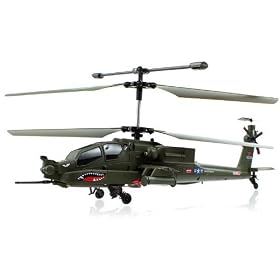 *NEW 2012* 3.5ch Syma S113G Apache Military Coaxial RC Helicopter w/ Gyro: Toys &amp; Games