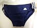 Adidas Navy Swim Briefs with 3 White Stripes on the side for Men Size 32