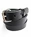 Mens Heavy Duty Black Leather Belt Size 1
