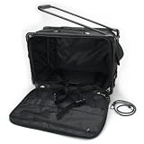 TUTTO Machine On Wheels Case 21"X13-1/4"X12"-Black